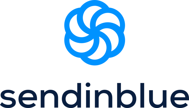 logo sendinblue, partenaire de l'agence Cleever