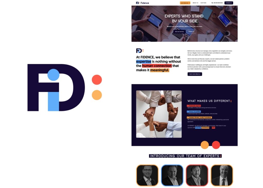 Fidence-web-site-design-branding